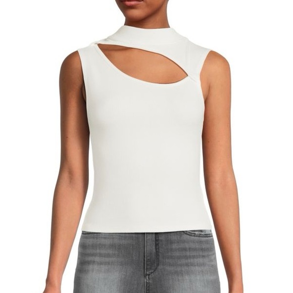 NWT HUDSON Cutout Sleeveless Knit Top S - Picture 1 of 9